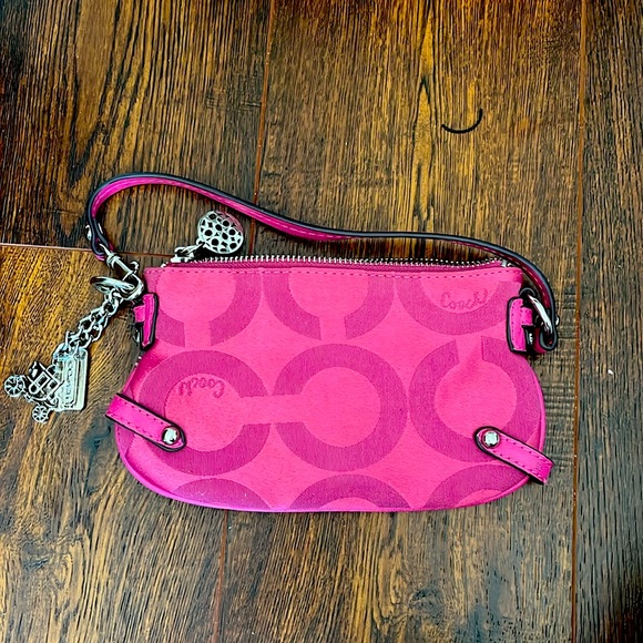Hot Pink COACH Change Purse NWOT - Picture 2 of 4
